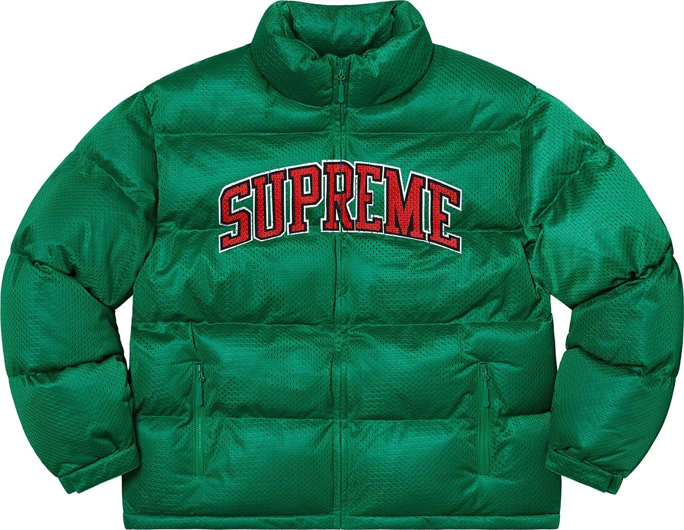 Mesh Jersey Puffer Jacket view 4